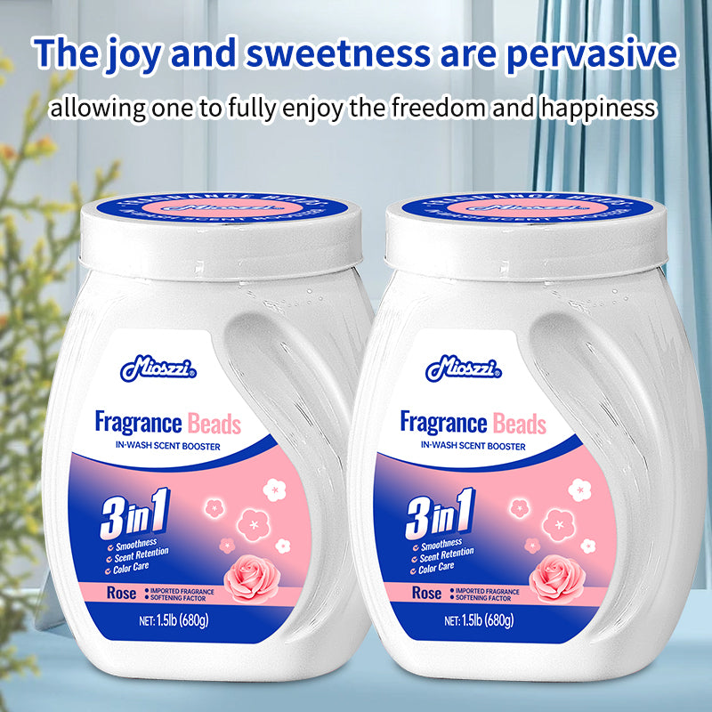 1. Soft clothes, good fragrance retention, color protection three-in-one.
2. Use laundry fragrance beads to effectively prevent fabric damage.
3. Effectively remove sweat and oil smoke that are difficult to remove.
4. Suitable for all clothing fibers, including towels, sportswear and pajamas.
5. Use deodorant beads to refresh body odor, restore natural fragrance, and keep a good mood all day long.