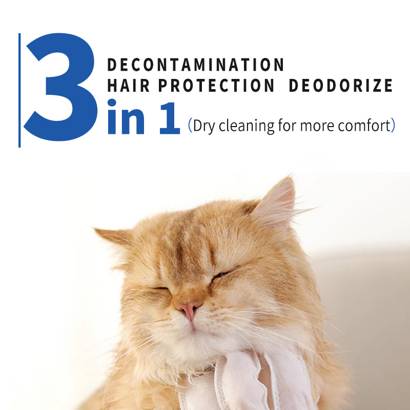 1. Safe formula, alcohol free, safe for pets, pet-friendly wipes.
2. Added jojoba oil essence, nourishes and smoothes hair.
3. Effectively removes dirt and stops itching.
4. Multi-purpose wipes for cleaning pet buttocks and eyes.
5. Pet grooming SPA wipes, one wipe equals one bath.