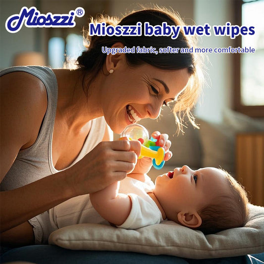 The water used in most of Mioszzi's wet wipes is EDI pure water, which contains fewer impurities, is purer, and reduces harmful microbial irritation to the skin.