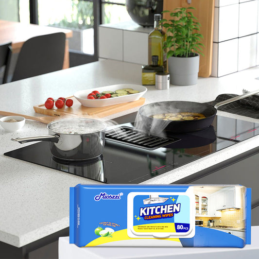 Mioszzi Kitchen Cleaning Wet Wipes bring a convenient revolution for modern families.