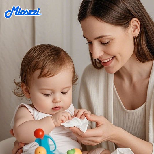 Mioszzi baby wet&nbsp;wipes are gentle, safe, and convenient, and have significant advantages when cleaning dusty items such as cell phone screens and eyeglasses. 