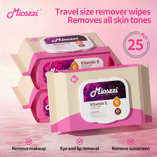 Mioszzi Makeup Remover Wipes (25 Covers): Lightweight and portable, the perfect balance for everyday use and travel.