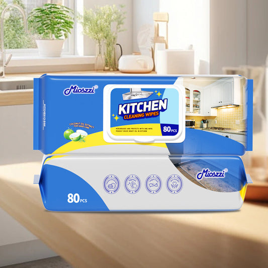 Mioszzi kitchen wet wipes alcohol-free design advantages are significant