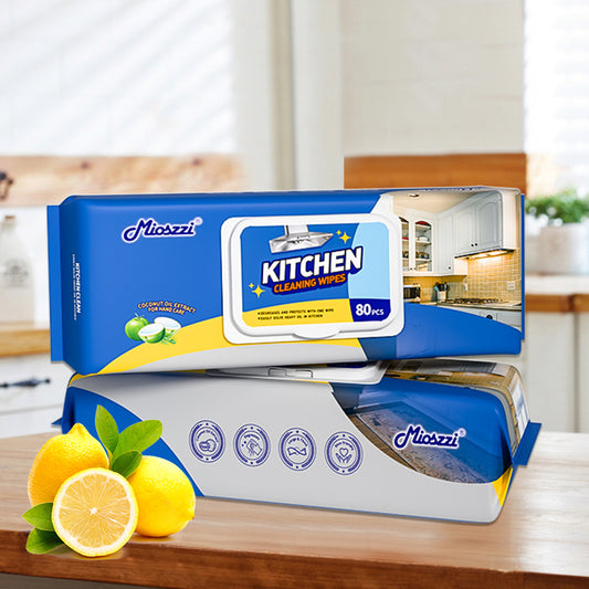 Mioszzi kitchen cleaning wipes can quickly remove stains and odors from the interior walls of microwaves.
