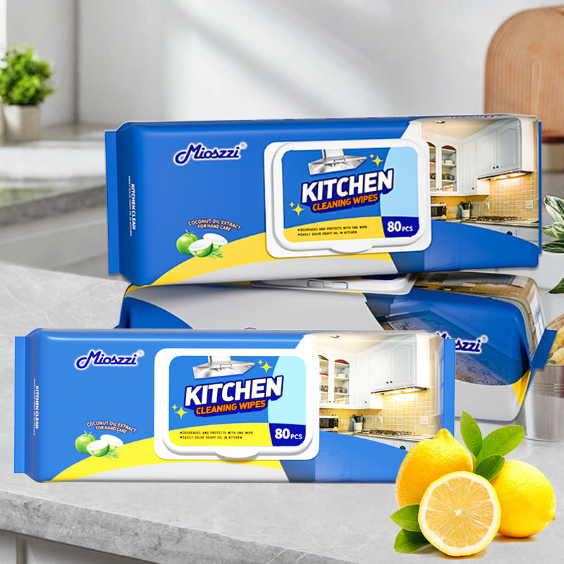  Mioszzi Kitchen Cleaning Wipes will be your go-to companion for cleaning your kitchen.