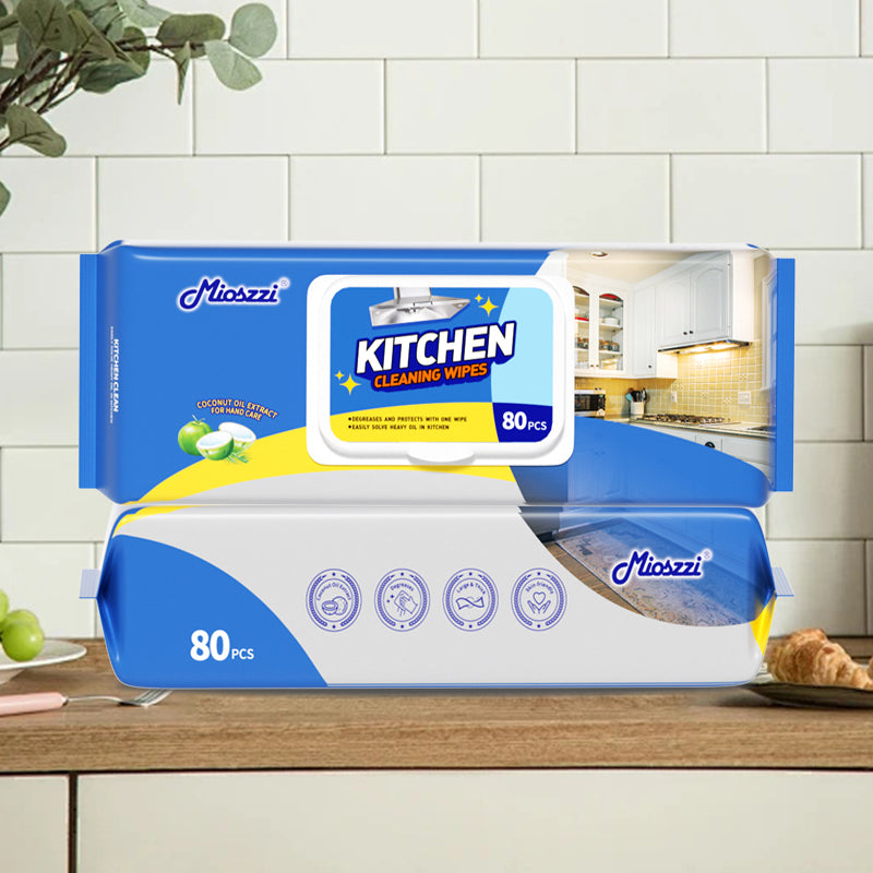 One pack can solve multiple oil stains? Mioszzi kitchen wipes can really "use one towel for multiple purposes"!