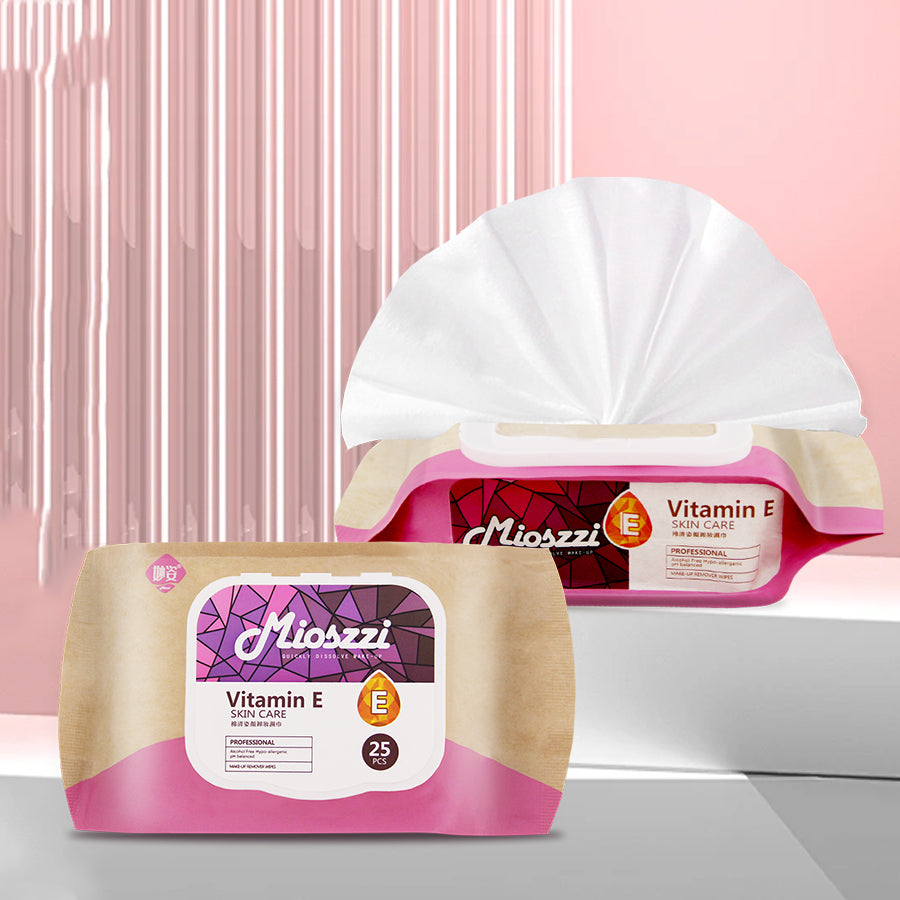 Mioszzi makeup remover wet wipes add hyaluronic acid, which has significant moisturizing and anti-aging effects. 
