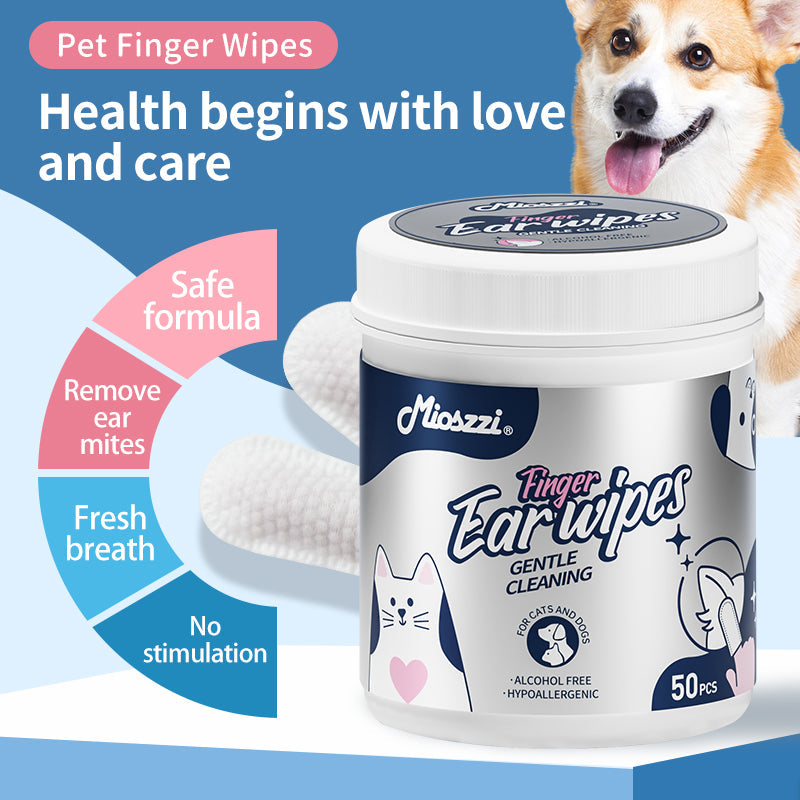 Why are Mioszzi Pet Ear Wipes safer than traditional cotton swabs or cotton balls?