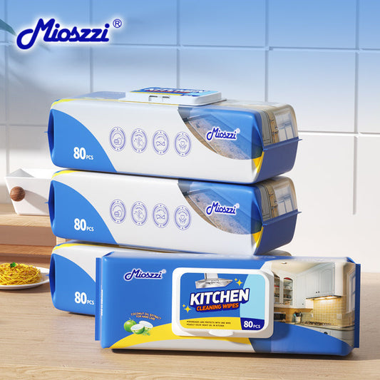 Kitchen cleaning wipes are usually designed to clean oil stains and stains in the kitchen