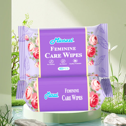 Why does Mioszzi feminine hygiene wipes use a 40-piece pack design? What are the advantages of this packaging in terms of user experience?