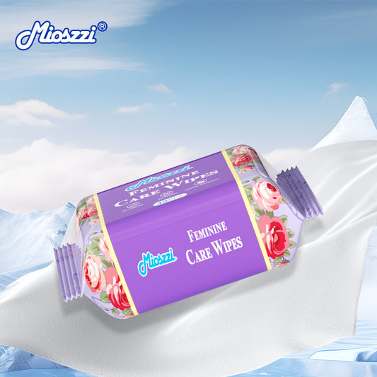 Mioszzi female private care wet wipes, which do not add alcohol, no harmful chemical additives, and are friendly to sensitive skin.