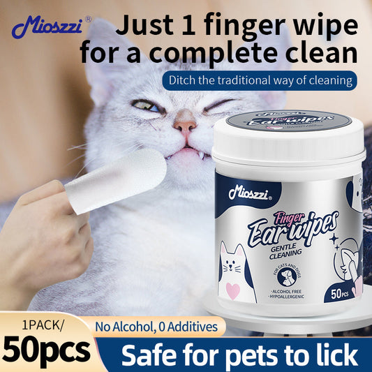 Ear Care for Puppies and Kittens: Why Are Finger Cot Wipes Recommended?