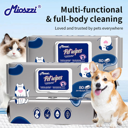 One wet wipe, suitable for multiple pets - Mioszzi Pet Wet Wipes Guide for All Pets