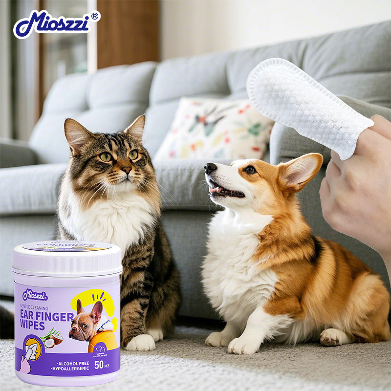 Mioszzi ear finger wet wipes: ingenuity in details, a revolutionary work of pet care