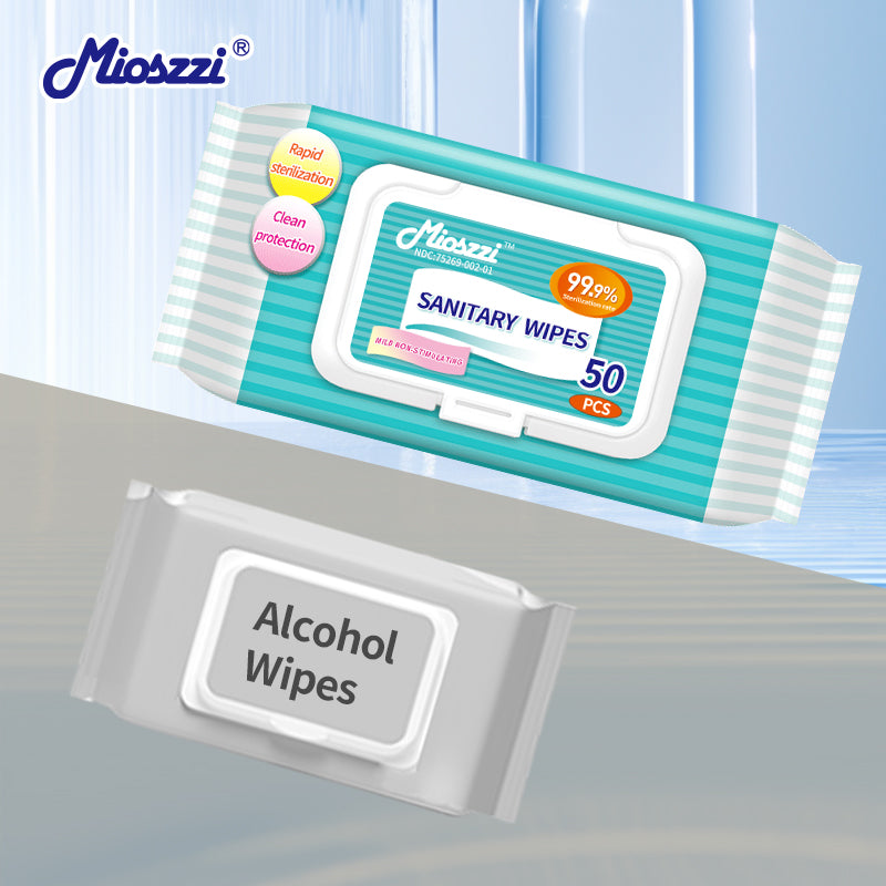 Mioszzi sanitary disinfectant wipes are made of thickened and soft non-woven fabrics, which can effectively absorb sufficient sterilization liquid.