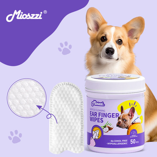 Mioszzi pet finger wipes, finger cleaning is more flexible and comprehensive.