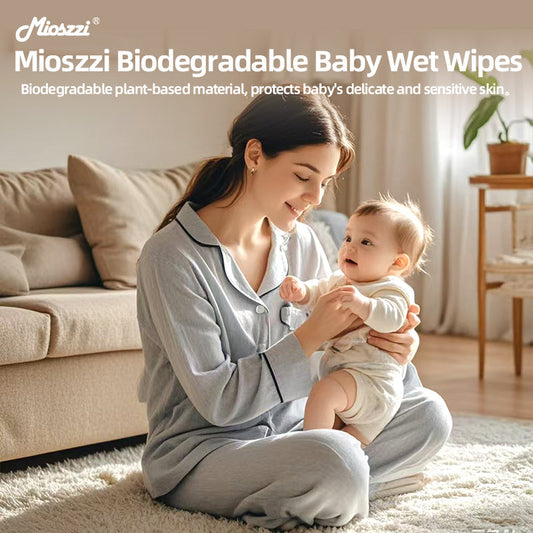 Quality Mioszzi baby wipes undergo rigorous testing to ensure that they do not contain any harmful chemicals and are more suitable for baby's skin. 