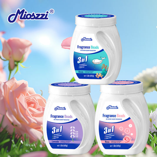 Mioszzi laundry fragrance beads can be quickly dissolved in water, which is very convenient to use. 