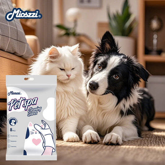 Mioszzi pet wet&nbsp;wipes are designed in the shape of a glove, combining cleaning efficiency, user experience, functionality, and safety.