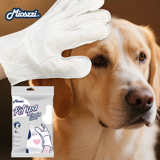 Mioszzi Pet Disposable Cleaning Gloves (8-Pack): Detailed Explanation of Purpose, Advantages, and Usage Scenarios
