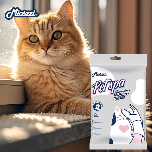 Why are Mioszzi pet disposable cleaning gloves more convenient than ordinary wet wipes?