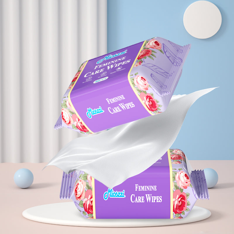 Mioszzi female private care wet wipes, 140*165mm, have a larger coverage and more comprehensive cleaning.