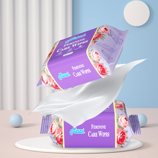 Mioszzi female private care wet wipes, 140*165mm, have a larger coverage and more comprehensive cleaning.