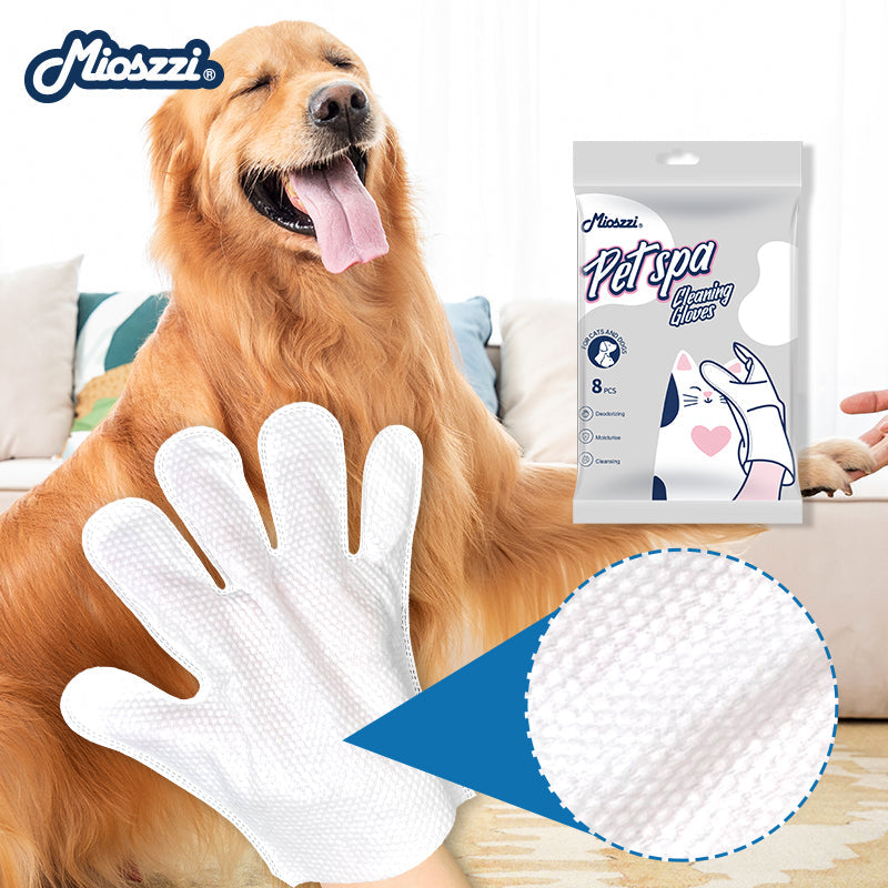 Why choose Mioszzi Pet Cleaning Gloves over traditional wipes?