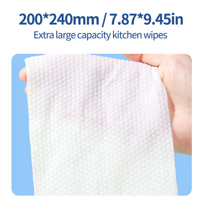 6 Packs Special Package Mioszzi Kitchen Cleaning Wet Wipes Quickly Dissolve Limescale & Soap Scum Bleach-free Non-irritating Formula Gentle and Gentle on Hands Thickened Material Deep Cleaning Must-have for Bathroom Renovation Multi-surface Cleaning Wipes