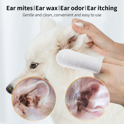 20 Barrels All Natural Mioszzi Pet Cleaning Body & Dental Finger Wet Wipes Removes Tough Odors Infused with Fermented Coconut Oil High Quality Body Health and Pet Hygiene Multi-Purpose Pet Wipes