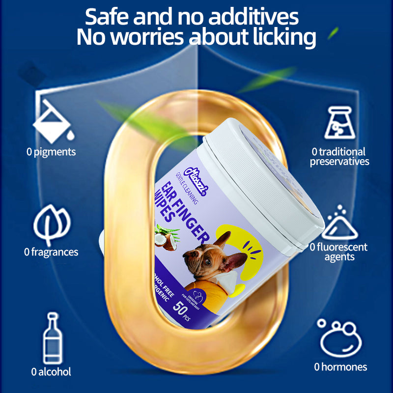 20 Barrels All Natural Mioszzi Pet Cleaning Body & Dental Finger Wet Wipes Removes Tough Odors Infused with Fermented Coconut Oil High Quality Body Health and Pet Hygiene Multi-Purpose Pet Wipes