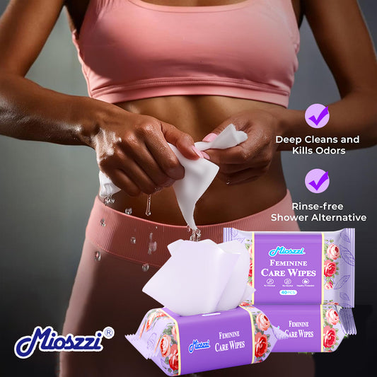 24 Packs Best Feminine Intimate Care Hygiene Wet Wipes for Odor Fragrance Free Butt & Armpit Cleaning Antibacterial Travel & on the Go Friendly Cleaning Incontinence Poop Extra Large Feminine Purifying & Deodorizing Sanitation Body Wipes