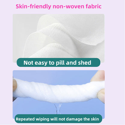 1. Suitable for a wide range of people, suitable for sensitive skin, aging skin.

2. Plant-based wipes, gentle and non-irritating.

3. No dyes, artificial fragrances, safer to use.

4. Simple makeup remover wipes, gently clean the skin and remove waterproof makeup.

5. Mild weak acid formula, maintain skin PH balance.