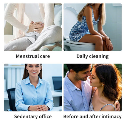 1. No irritating chemicals, friendly to private parts, will not destroy the normal pH value of the skin.

2. Can quickly wipe off sweat and secretions, effectively relieve itching and deodorize.

3. Selected non-woven fabric material, soft, skin-friendly and elastic, not easy to break when wiping.

4. Widely applicable, suitable for cleaning after gym exercise, swimming, and toileting.

5. Resealable 40-piece bag, small and portable, convenient for travel and camping.