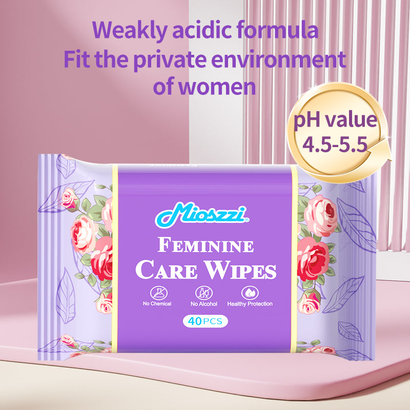1. Mild and weakly acidic, it will not disrupt the immune balance of the private parts.

2. Mild formula, no chemical additives, no fragrance, no irritation.

3. Super soft non-woven fabric, skin-friendly touch, reducing friction on sensitive skin.

4. Multi-purpose, suitable for cleaning after sweating during exercise and after intimacy.

5. Deodorant body wipes can effectively eliminate dirt, grime, and sweat.

6. It can be easily put into the bag when going out, without taking up space.