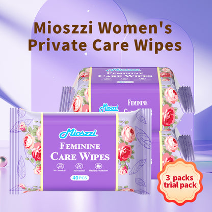 1. EDI-purified water is the main ingredient, soothing and moisturizing the skin.

2. Gentle and safe, does not contain preservatives and alcohol, and is friendly to sensitive skin.

3. Hypoallergenic formula, gentle and non-irritating.

4. Multi-purpose wipes, suitable for cleaning during menstruation and after long activities.

5. 40 pieces of small package design, convenient for travel.
