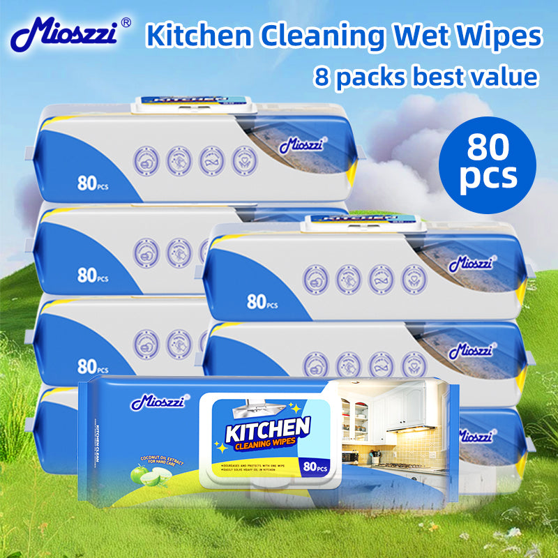 1. Alcohol-free formula to reduce skin irritation.

2. Strong cleaning power to remove stubborn stains and daily dirt.

3. Multipurpose wipes to clean and restore car interiors, home and office surfaces.

4. Coconut scented kitchen cleaning wipes, designed to remove grease and oil.

5. High quality non-woven fabric, will not leave streaks, stains or lint when wiping.