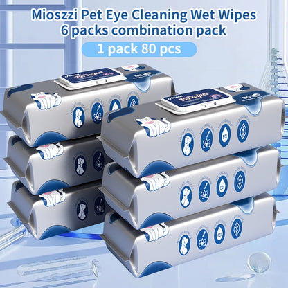1. Natural organic ingredients, gentle plant formula, care for the health of pets.
2. Wipes can remove loose hairs and dirt for quick cleaning.
3. Wipe away environmental allergens or irritants to reduce dog dander well.
4. The added witch hazel extract can moisturize dry skin without rinsing, which is convenient and hygienic.
5. Universal wipes for puppies and large dogs.
