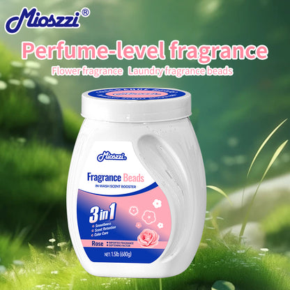 1. Smooth, fragrance retention, and color protection in one.

2. Use laundry fragrance beads to effectively prevent fabric damage.

3. It can effectively remove sweat stains that are difficult to remove.

4. Use deodorant beads to enhance freshness and maintain a good mood all day long.

5. Safe for all loads including towels, active wear and children's sleepwear.