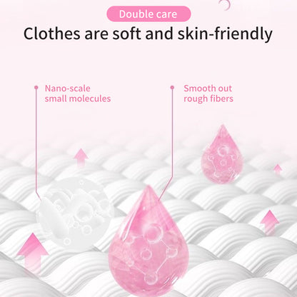 1. Smooth, fragrance retention, and color protection in one.

2. Use laundry fragrance beads to effectively prevent fabric damage.

3. It can effectively remove sweat stains that are difficult to remove.

4. Use deodorant beads to enhance freshness and maintain a good mood all day long.

5. Safe for all loads including towels, active wear and children's sleepwear.