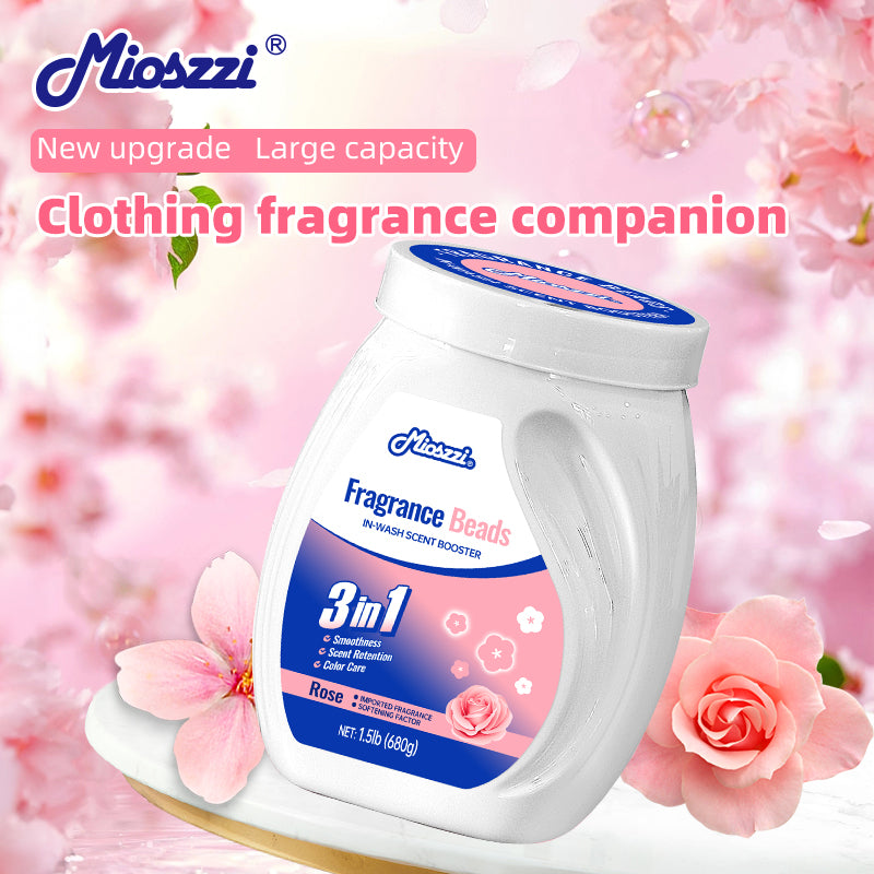 1、1.5lb large barrel for family use, large quantity and affordable.

2、Smoothness、scent retention and color care three effects in one.

3、Effectively prevent the&nbsp;clothing from clumping, remove static electricity and help the clothing to restore its&nbsp;natural elasticity and softness to the skin.

4、 Fragrant floral fragrance, cherry blossom and rose fragrance linger, makes clothes Long-lasting fragrance.

5、Safe on all washing machines and safe on all fabrics.