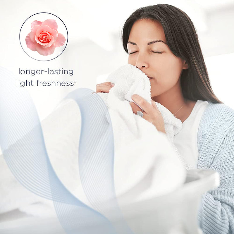 1、1.5lb large barrel for family use, large quantity and affordable.

2、Smoothness、scent retention and color care three effects in one.

3、Effectively prevent the&nbsp;clothing from clumping, remove static electricity and help the clothing to restore its&nbsp;natural elasticity and softness to the skin.

4、 Fragrant floral fragrance, cherry blossom and rose fragrance linger, makes clothes Long-lasting fragrance.

5、Safe on all washing machines and safe on all fabrics.