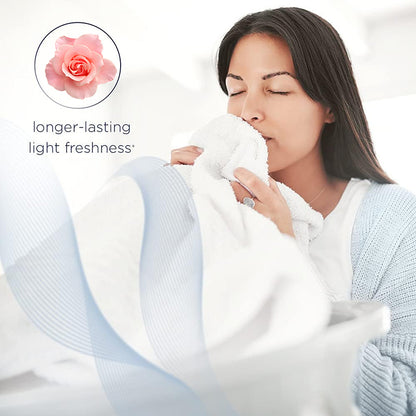 1、1.5lb large barrel for family use, large quantity and affordable.

2、Smoothness、scent retention and color care three effects in one.

3、Effectively prevent the&nbsp;clothing from clumping, remove static electricity and help the clothing to restore its&nbsp;natural elasticity and softness to the skin.

4、 Fragrant floral fragrance, cherry blossom and rose fragrance linger, makes clothes Long-lasting fragrance.

5、Safe on all washing machines and safe on all fabrics.