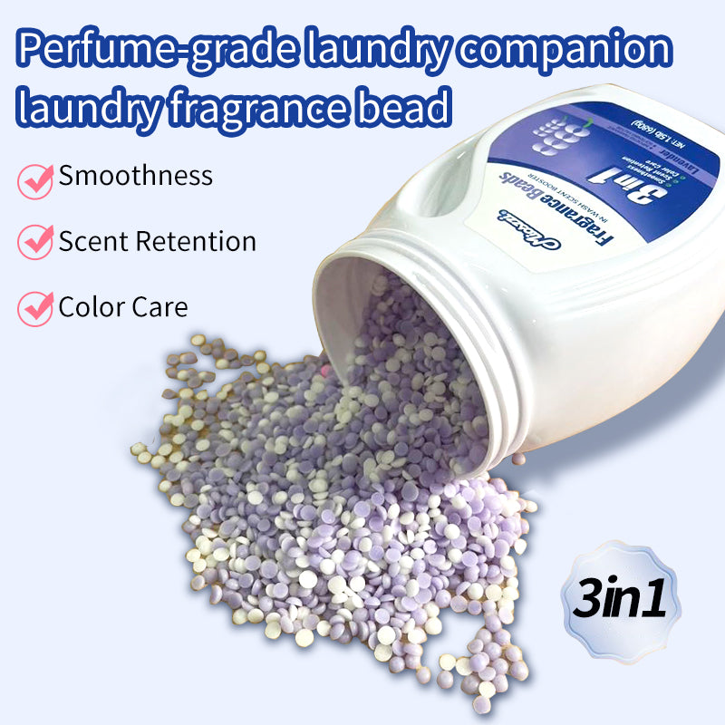 1. Smooth, fragrance retention, and color protection in one.

2. Use laundry fragrance beads to effectively prevent fabric damage.

3. It can effectively remove sweat stains that are difficult to remove.

4. Use deodorant beads to enhance freshness and maintain a good mood all day long.

5. Safe for all loads including towels, active wear and children's sleepwear.