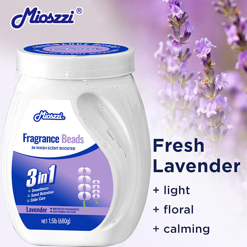 1、1.5lb large barrel, suitable for home use, large quantity and affordable.

2、Smooth, fragrance retention and color protection in one.

3、Effectively prevent clothes from clumping, remove static electricity, and help clothes restore their natural elasticity and softness.

4、The scent of lavender and violet keeps the clothes fragrant for a long time.

5、Suitable for all washing machines and all fabrics.