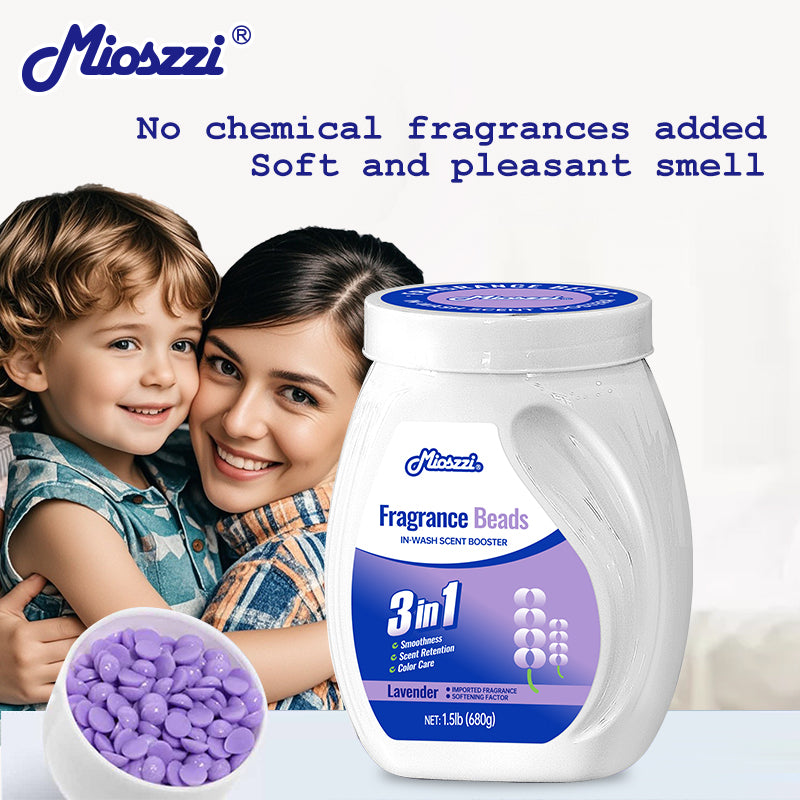 1、1.5lb large barrel, suitable for home use, large quantity and affordable.

2、Smooth, fragrance retention and color protection in one.

3、Effectively prevent clothes from clumping, remove static electricity, and help clothes restore their natural elasticity and softness.

4、The scent of lavender and violet keeps the clothes fragrant for a long time.

5、Suitable for all washing machines and all fabrics.