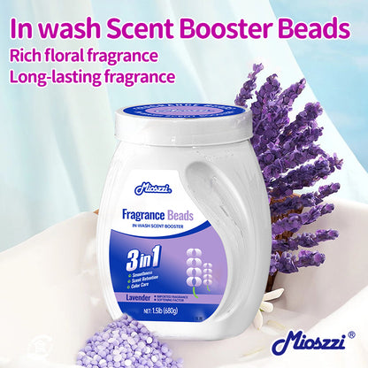 1. Laundry fragrance enhancer beads that can be used as air freshener.

2. Fragrance enhancer beads that effectively remove room odors.

3. Air freshener and home fragrance for house, car or gym.

4. Material-friendly formula, safe for pet families.

5. 1.5 lb bucket, suitable for home use, large quantity and affordable price.