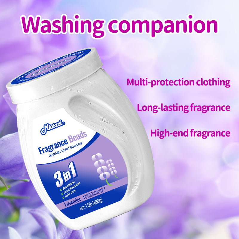 1. Laundry fragrance enhancer beads that can be used as air freshener.

2. Fragrance enhancer beads that effectively remove room odors.

3. Air freshener and home fragrance for house, car or gym.

4. Material-friendly formula, safe for pet families.

5. 1.5 lb bucket, suitable for home use, large quantity and affordable price.