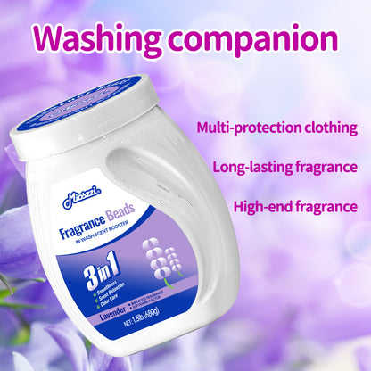 1. Laundry fragrance enhancer beads that can be used as air freshener.

2. Fragrance enhancer beads that effectively remove room odors.

3. Air freshener and home fragrance for house, car or gym.

4. Material-friendly formula, safe for pet families.

5. 1.5 lb bucket, suitable for home use, large quantity and affordable price.