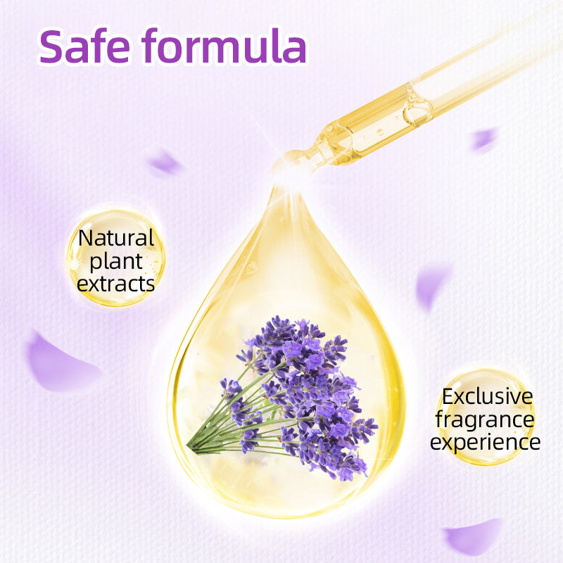 1. Powerful, effectively softens fabrics and reduces static electricity.

2. Hypoallergenic formula, safe for sensitive skin.

3. Laundry freshener that stays away from sweat and odor troubles.

4. Colloidal microcapsule technology, rub clothes and rub to produce fragrance.

5. Large packaging is suitable for home use, affordable, and relieves olfactory fatigue.